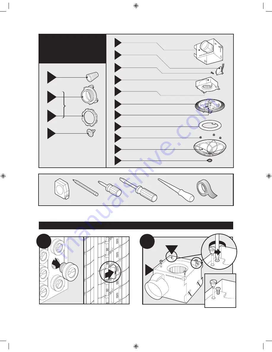 Hunter Orleans 82006 Installation Manual Download Page 3