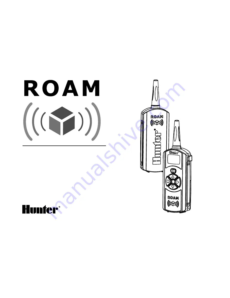 Hunter Roam Owner'S Manual And Installation Instructions Download Page 1