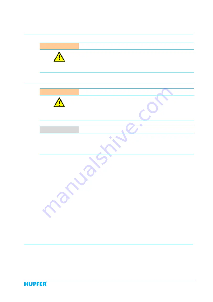 Hupfer TTW/M Operating Instructions Manual Download Page 21