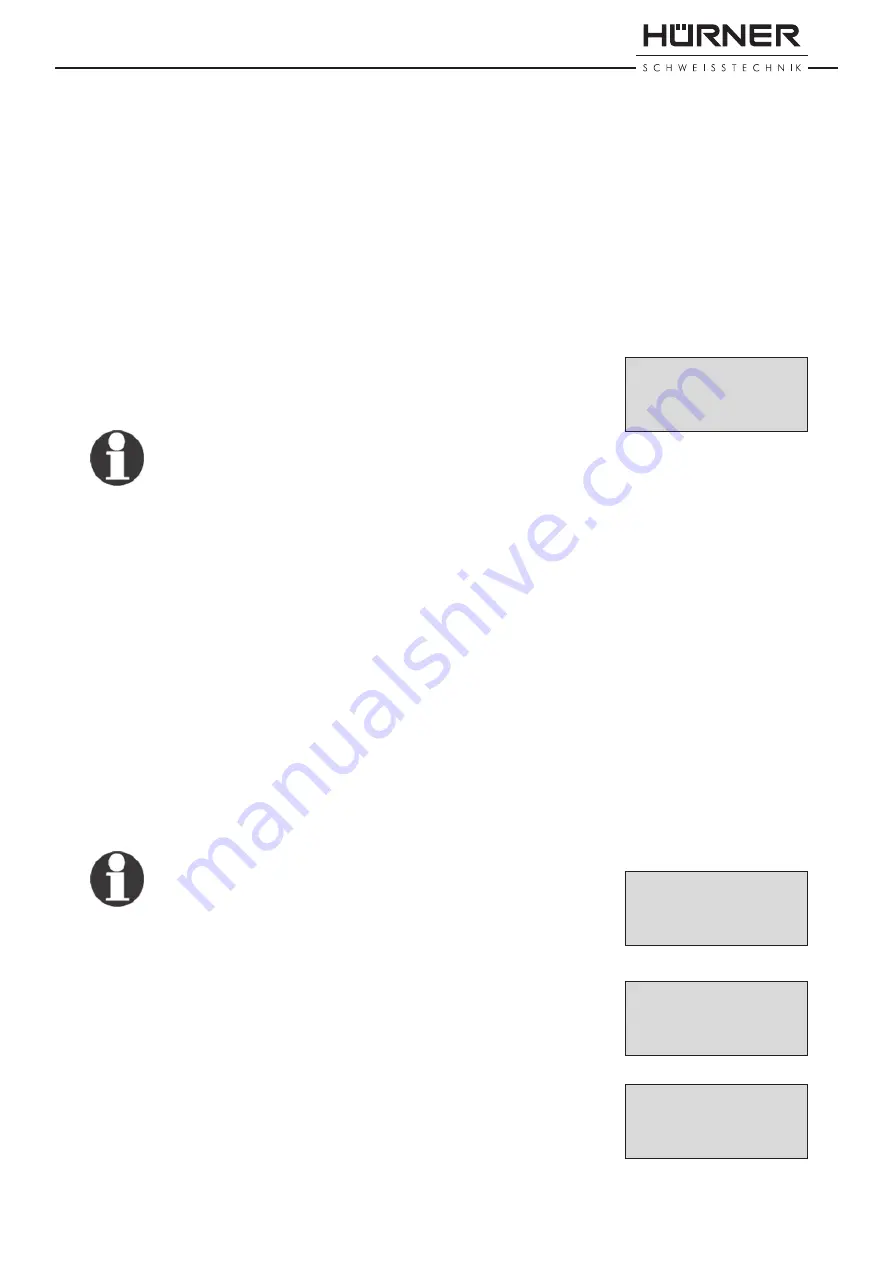 HURNER HWT 400-WeldControl User Manual Download Page 87