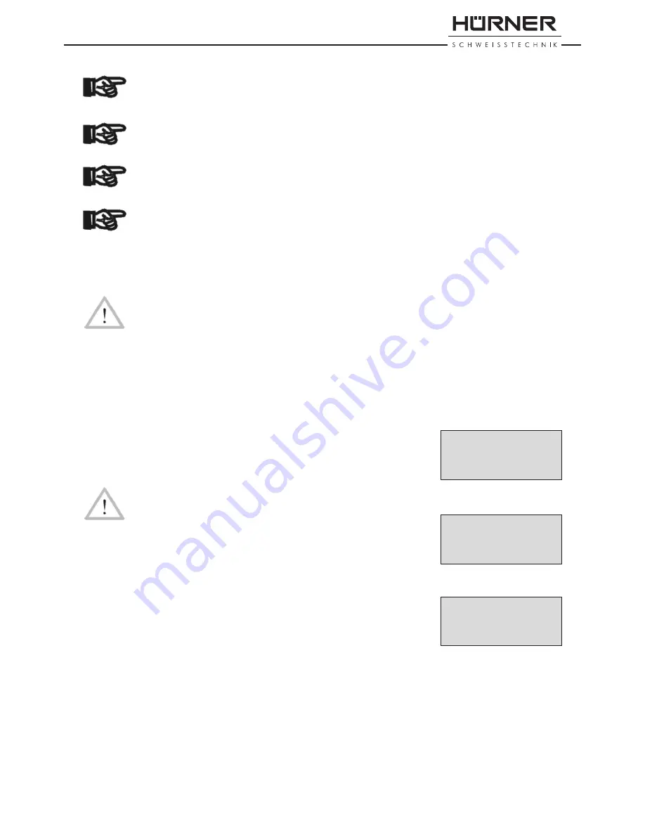 HURNER WeldControl 2.0 160 User Manual Download Page 11