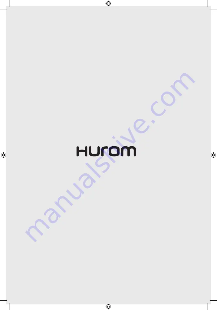 HUROM H-300E Series Instruction Manual Download Page 13