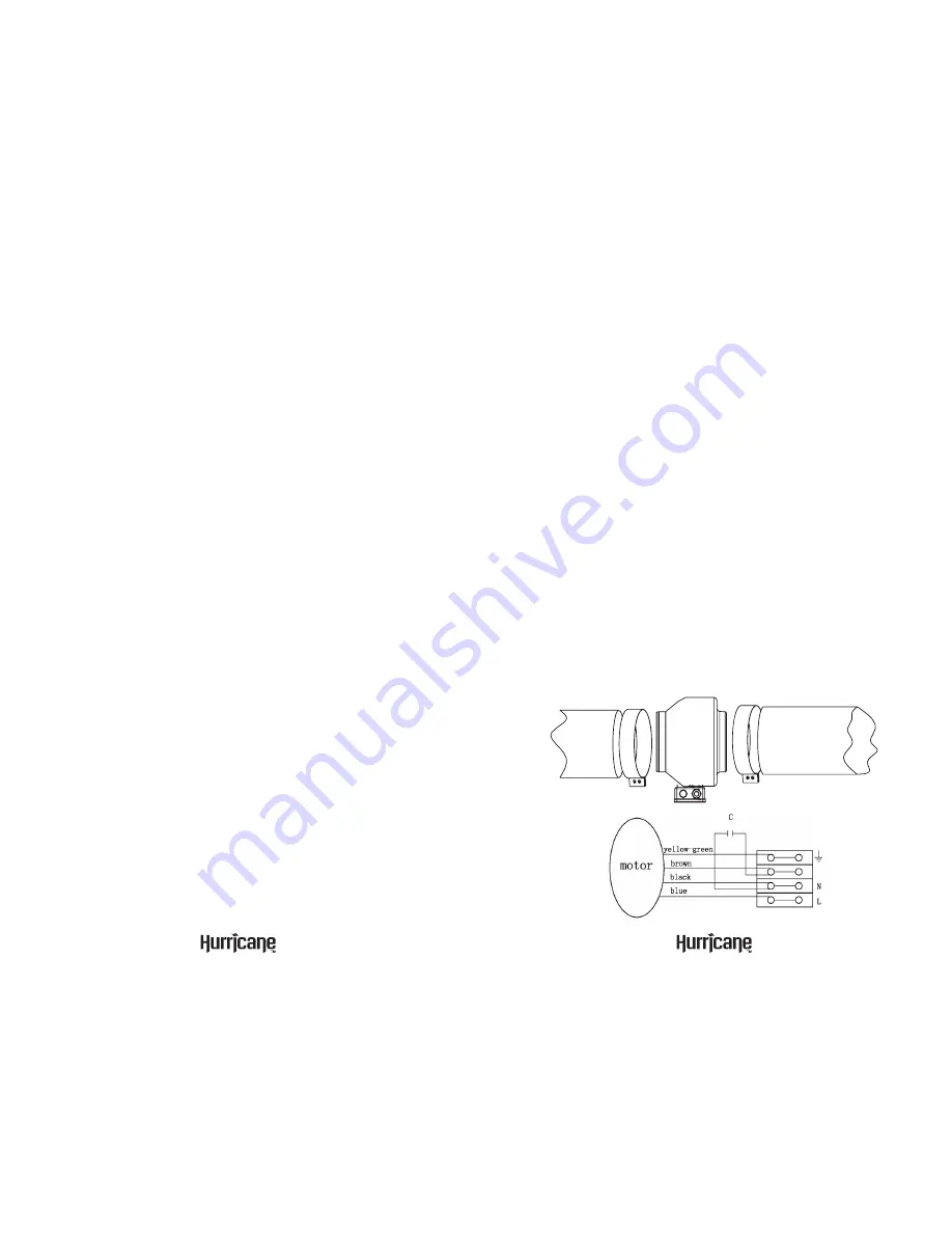 Hurricane INLINE Series Instruction Sheet Download Page 2