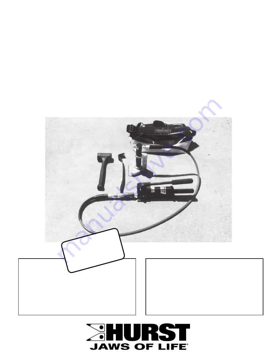 HURST RABBIT TOOL Instructions Download Page 1