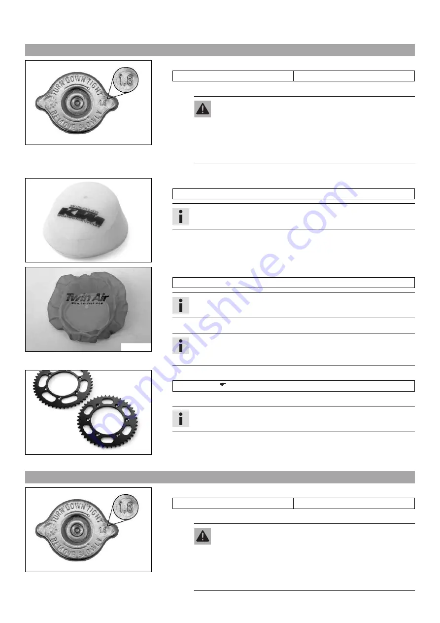 HUSABERG 2013 TE 125 EU Owner'S Manual Download Page 30