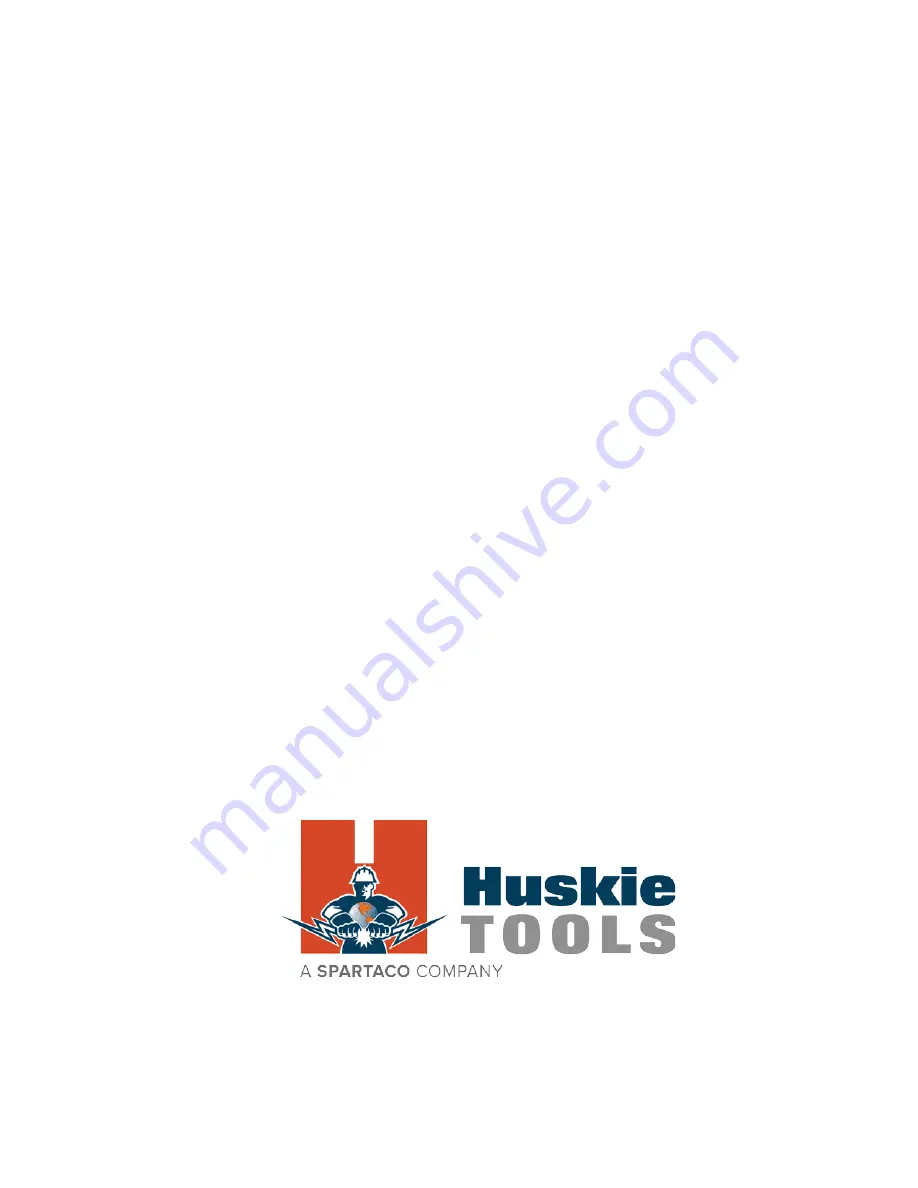 Huskie Tools EP-410H Operation Manual Download Page 12