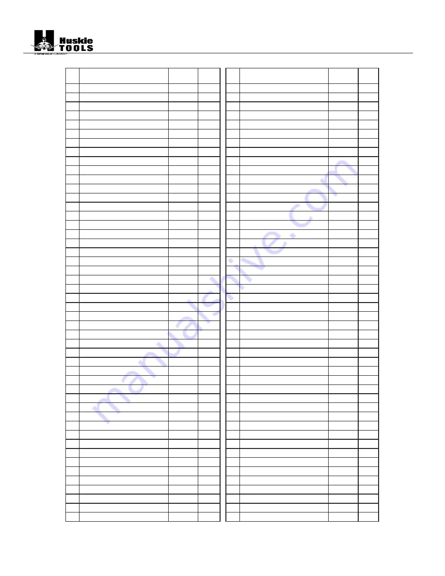 Huskie Tools Huskie Tools S Series Operation Manual Download Page 11