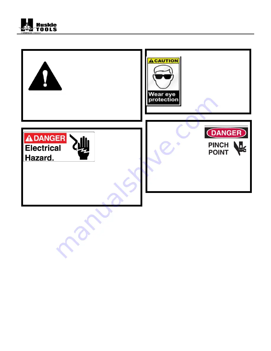 Huskie Tools REC-54ACM Operation Manual Download Page 4