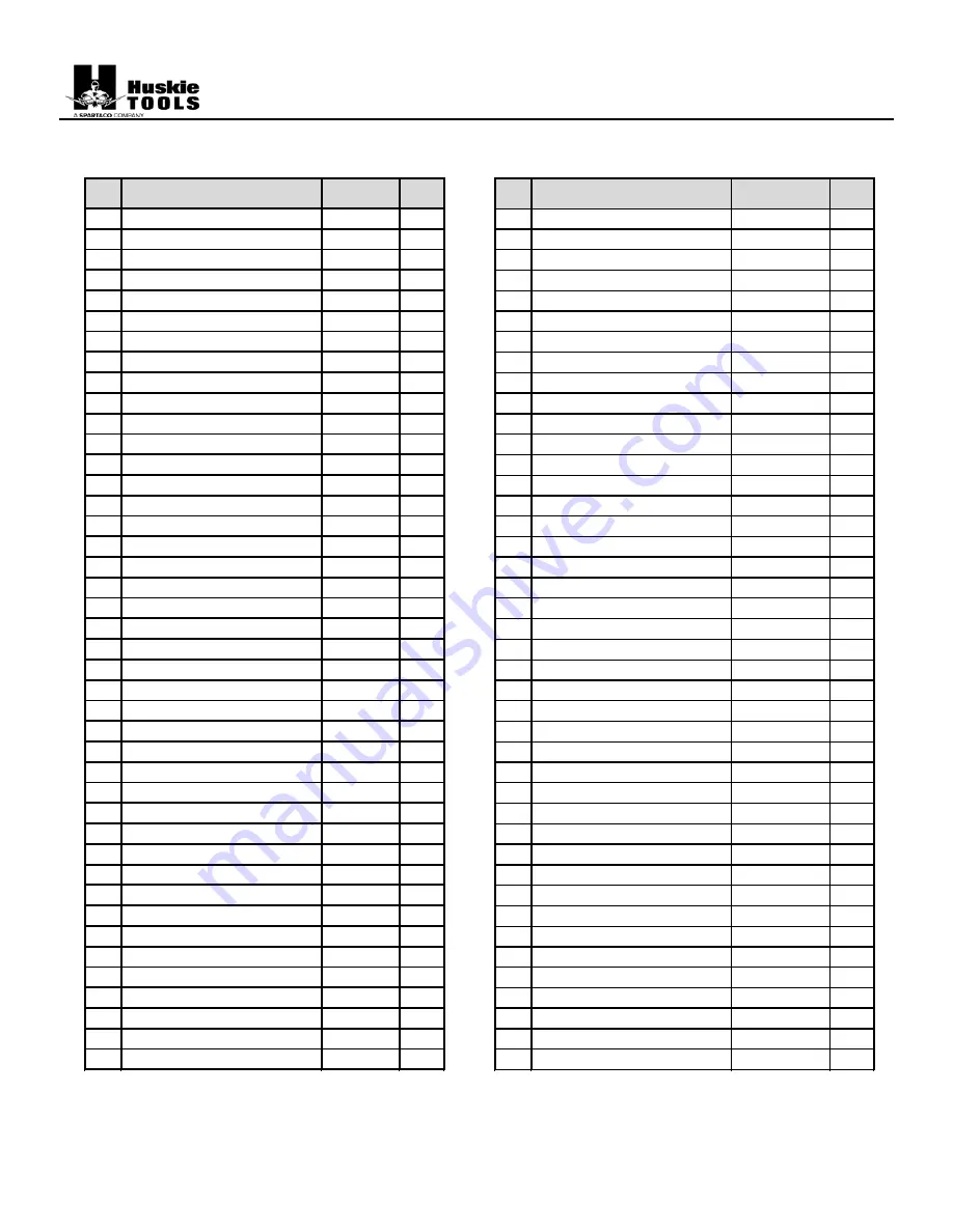 Huskie Tools REC-685YC Operation Manual Download Page 11