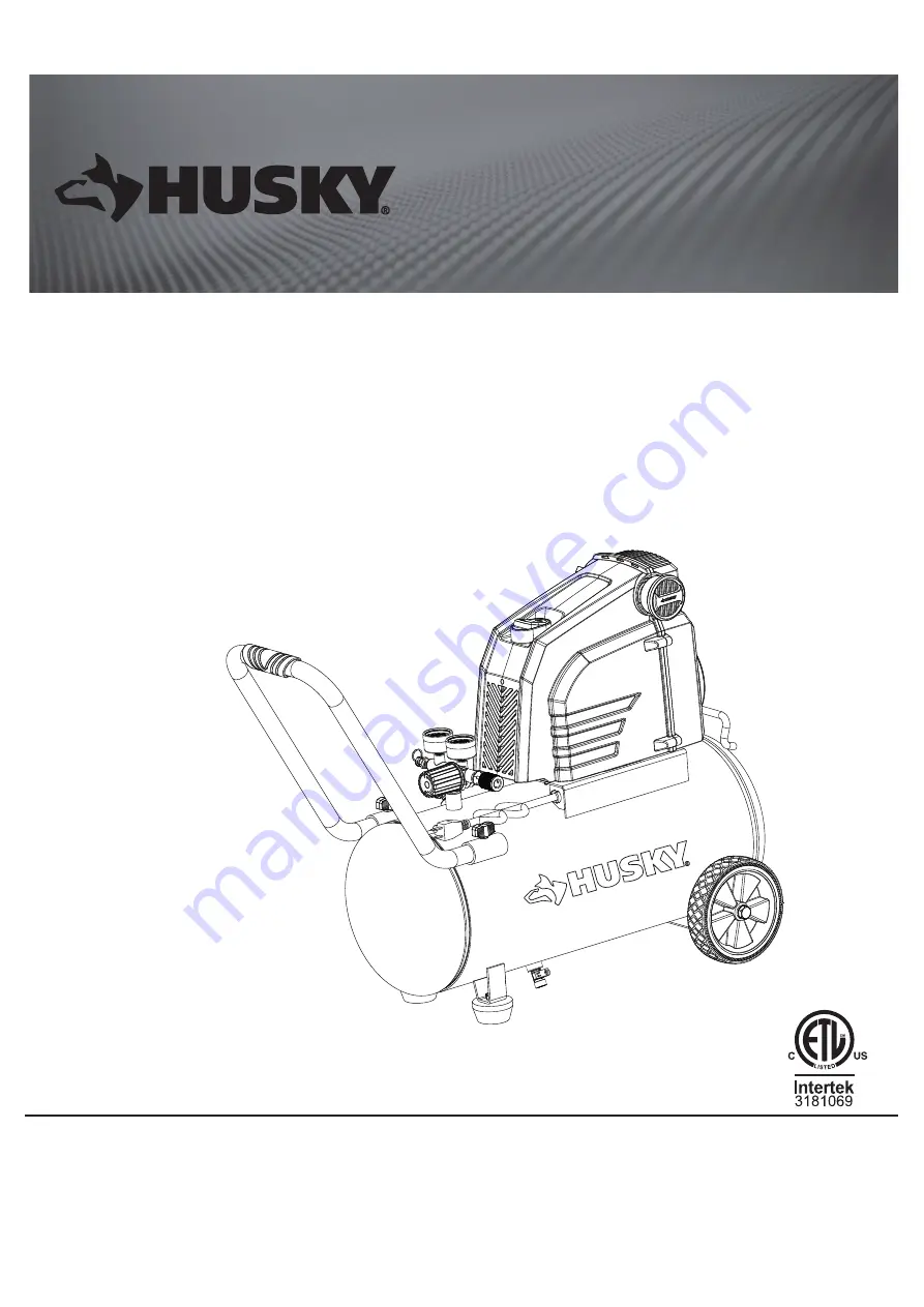 Husky 0300813A Скачать руководство пользователя страница 16