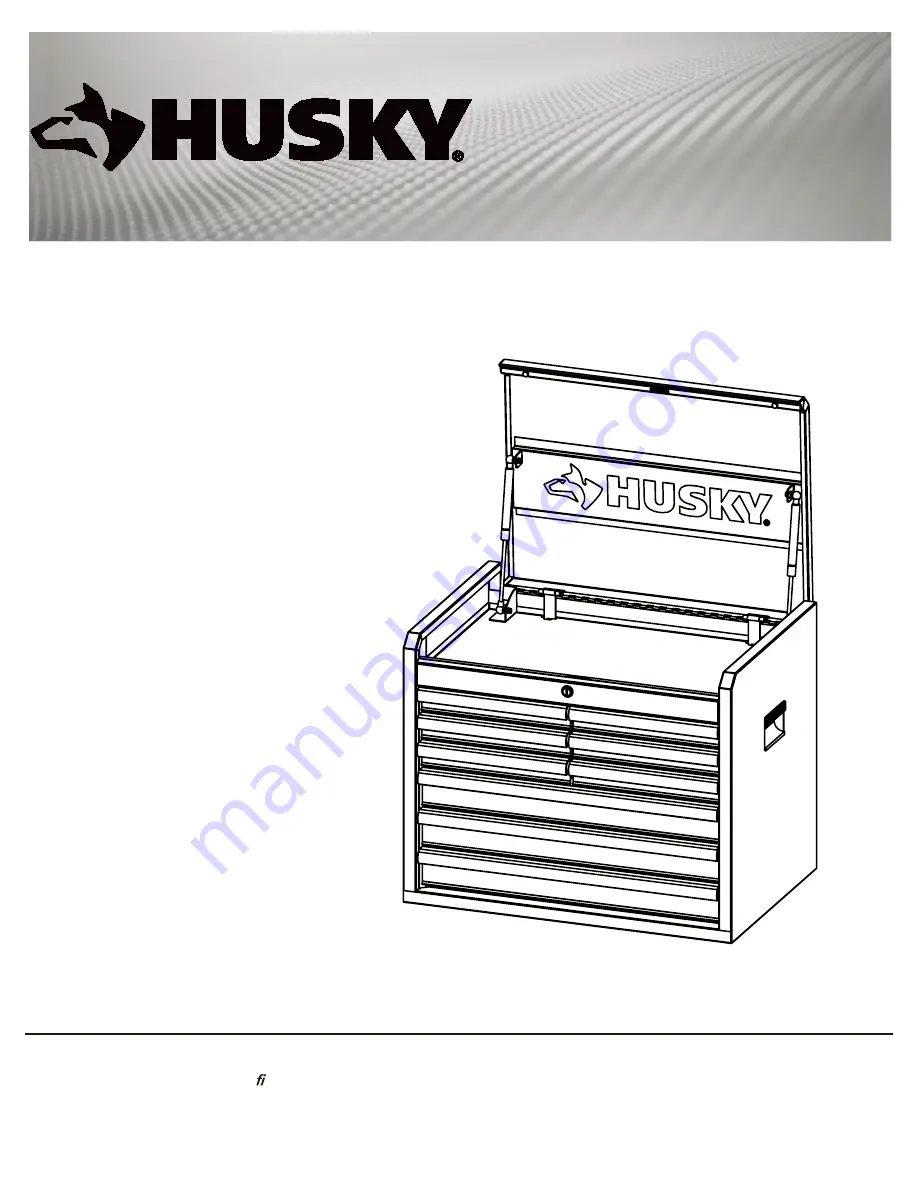 Husky 1001018921 Use And Care Manual Download Page 1