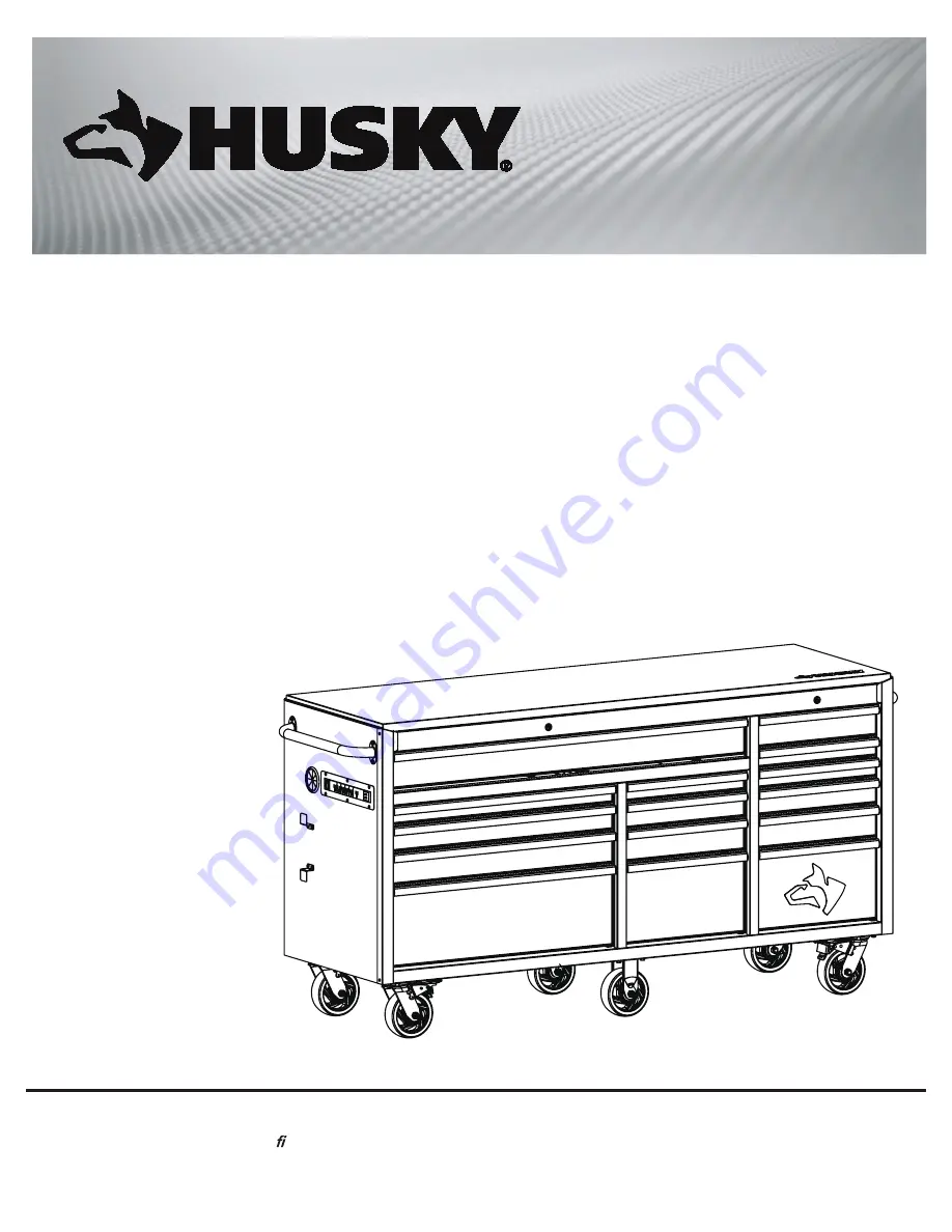 Husky 1003000787 Use And Care Manual Download Page 1