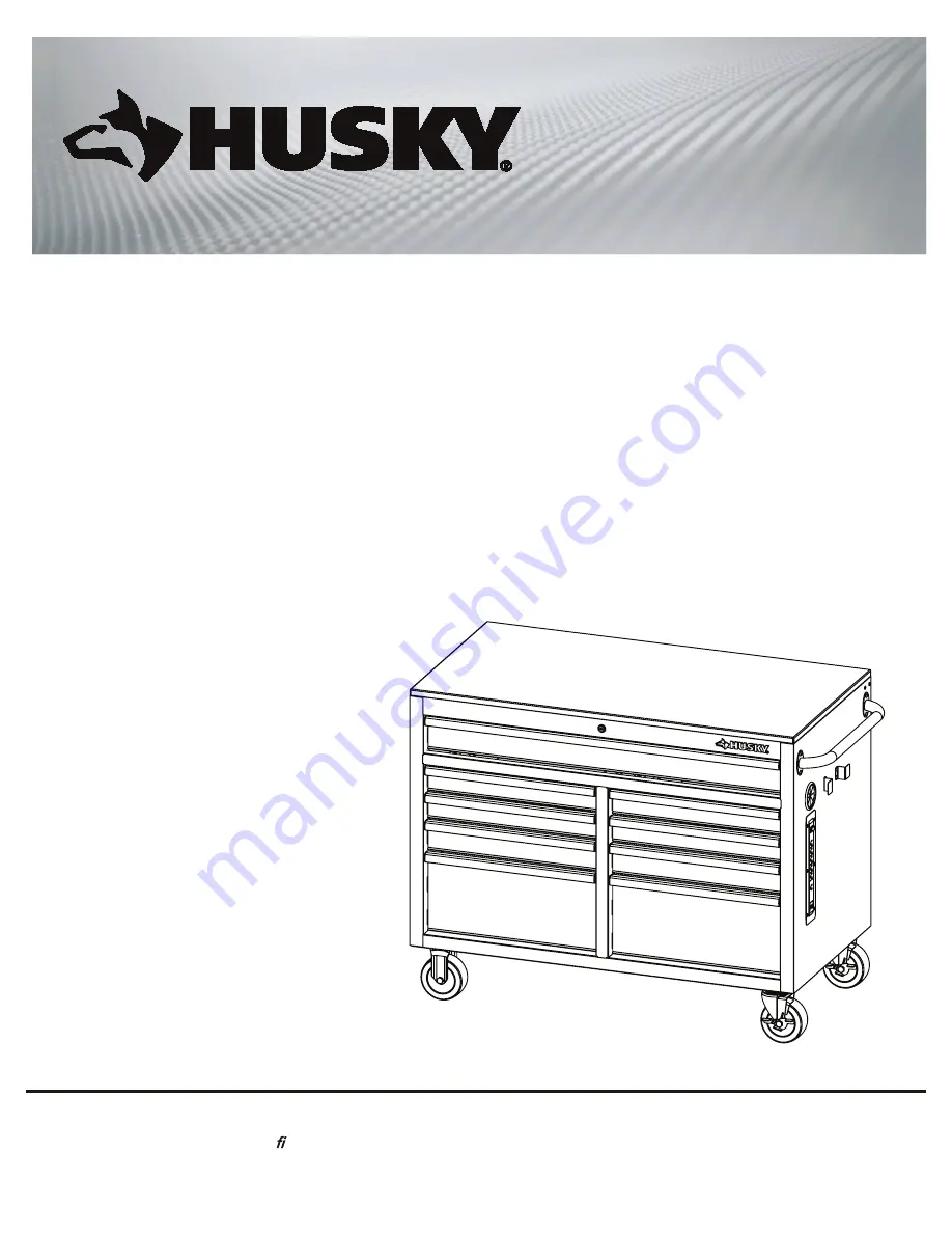 Husky 1004708292 Use And Care Manual Download Page 1