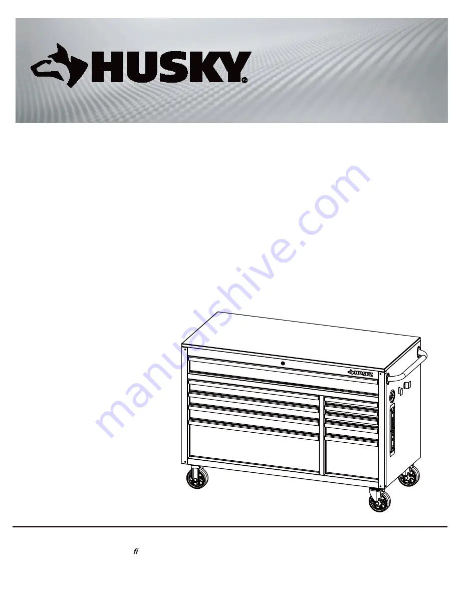 Husky 1006330957 Use And Care Manual Download Page 1