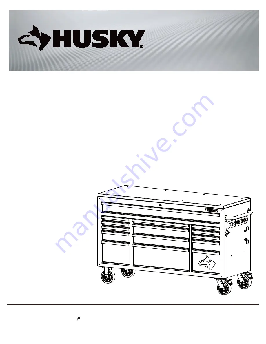 Husky 1006386000 Use And Care Manual Download Page 1