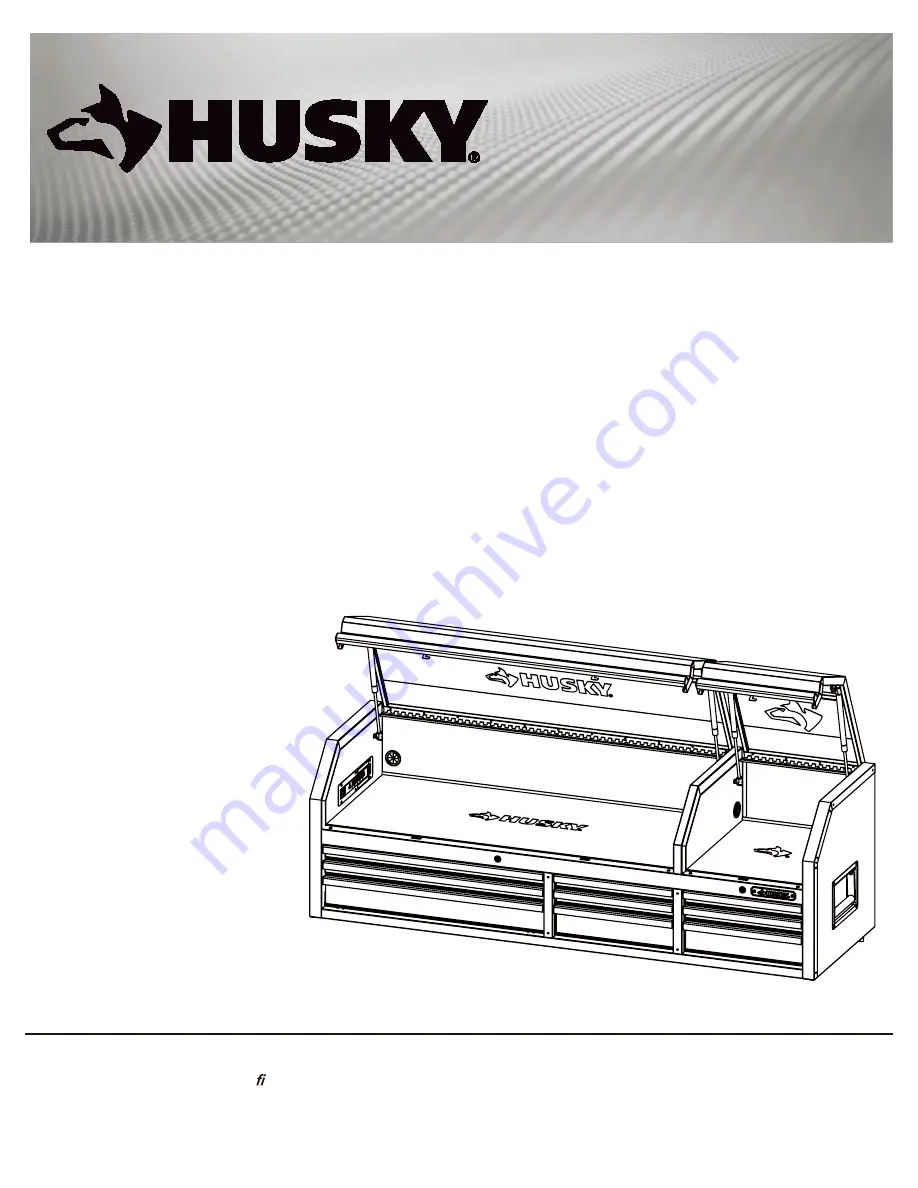 Husky 1006402724 Use And Care Manual Download Page 1