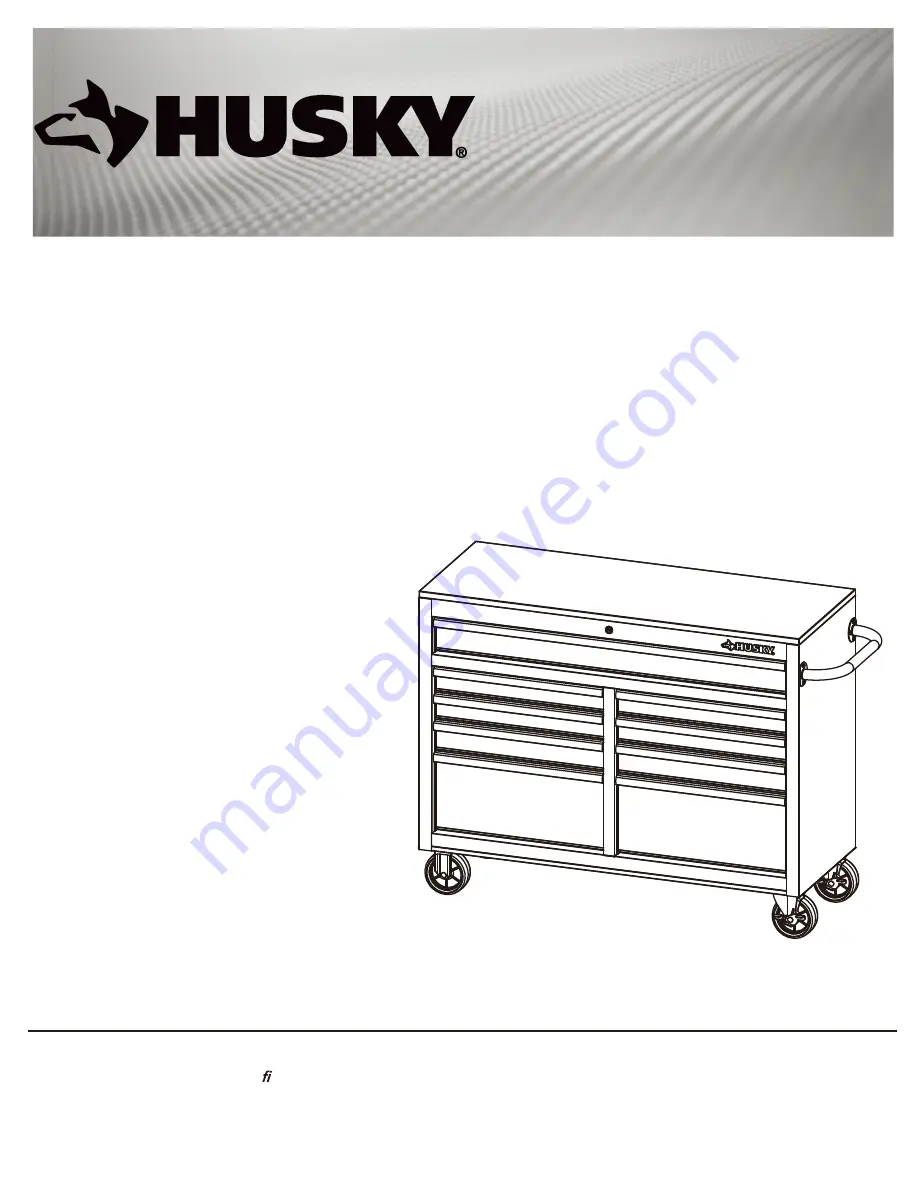 Husky 7440946b Use And Care Manual Download Page 1