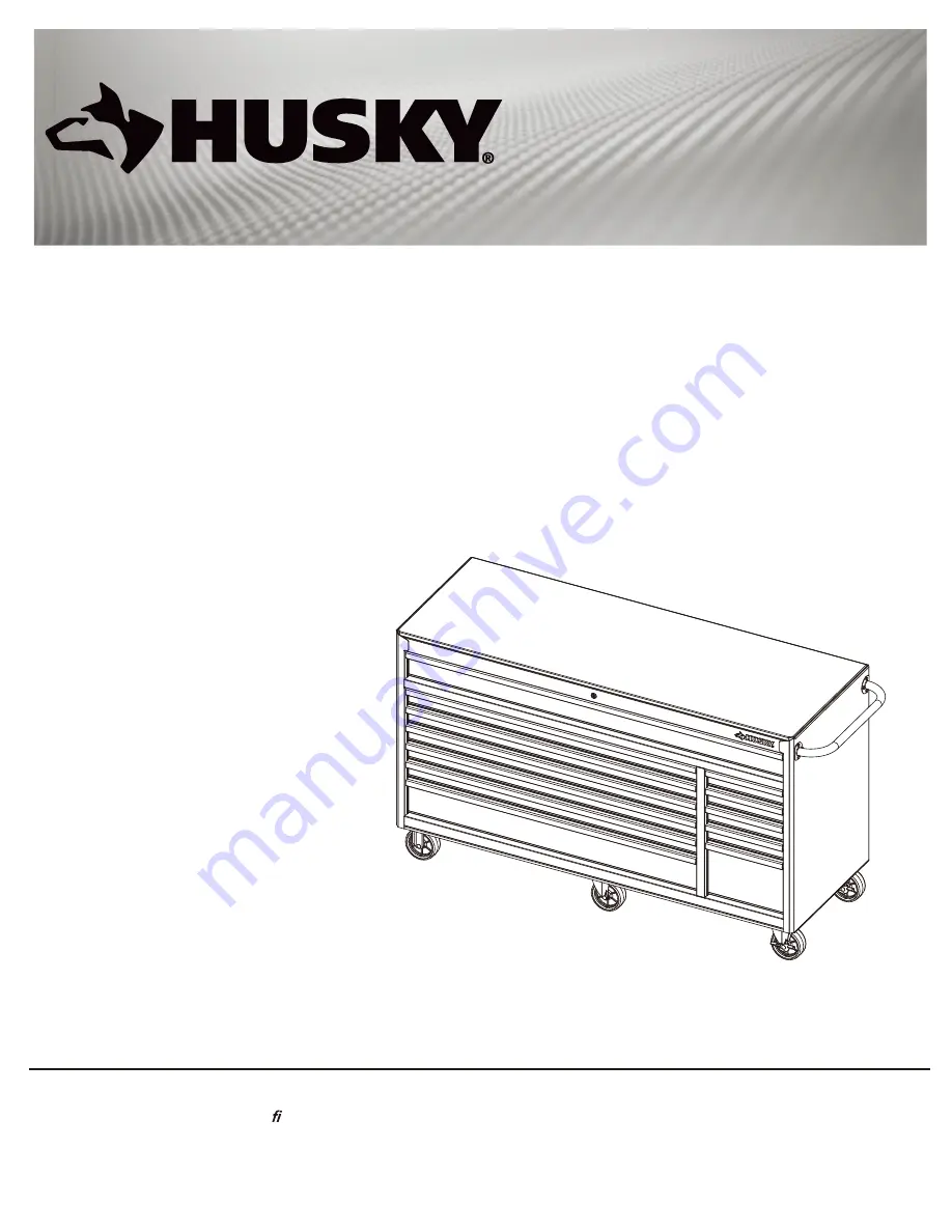 Husky 76812A24 Use And Care Manual Download Page 1