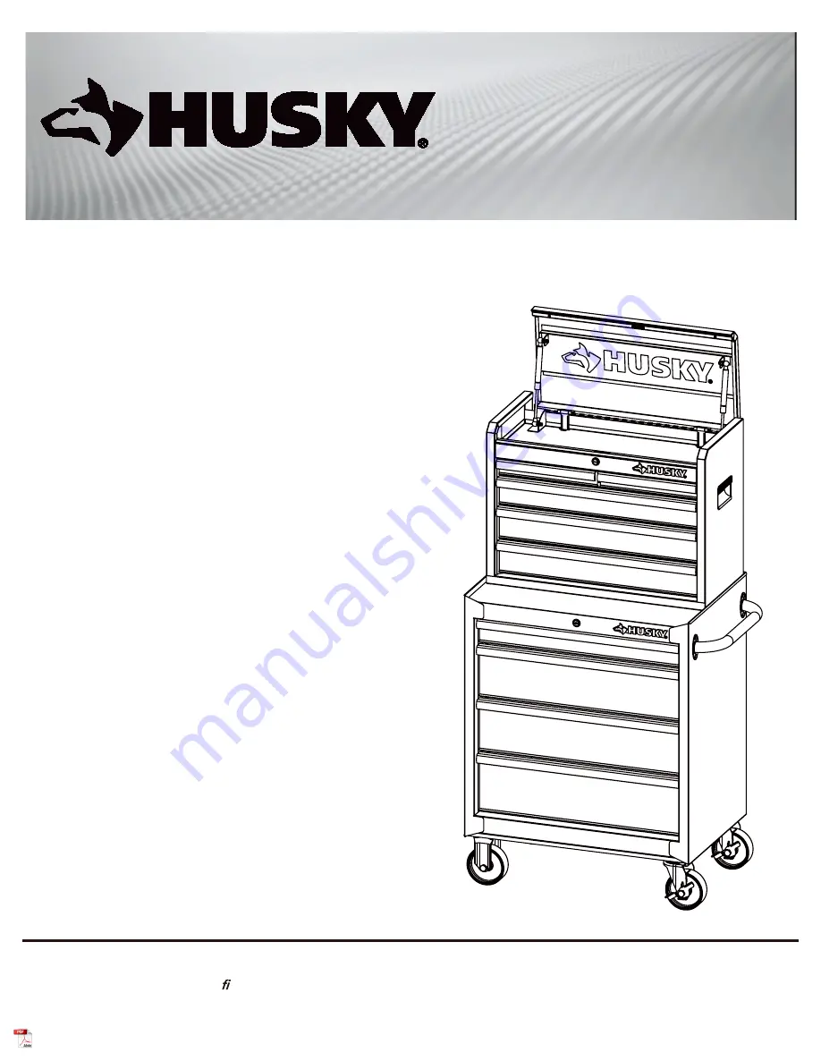 Husky H27CH5TR4BGK Use And Care Manual Download Page 1