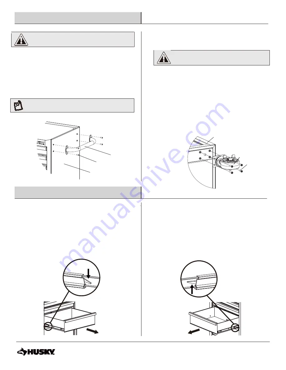 Husky H36CH6BLK Use And Care Manual Download Page 6