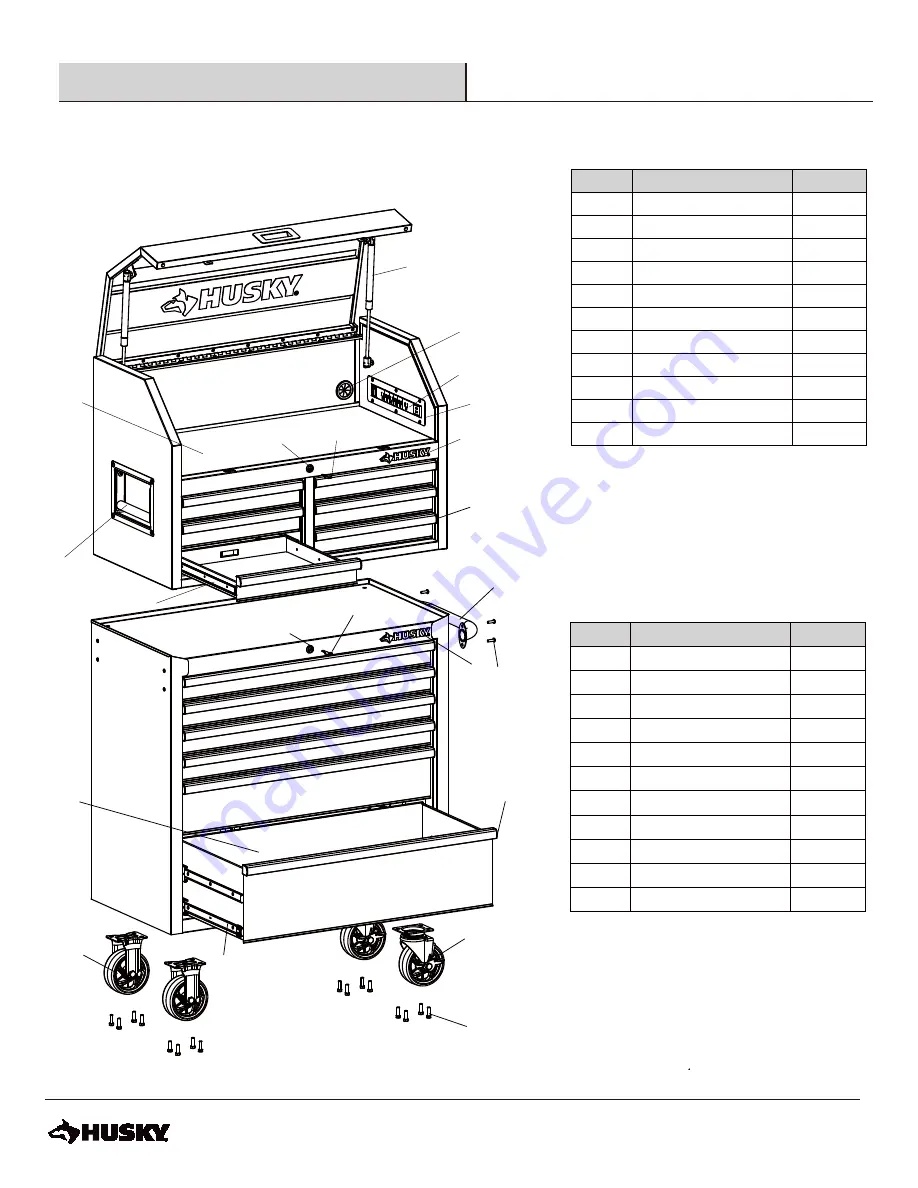 Husky H36CH6BLK Use And Care Manual Download Page 8