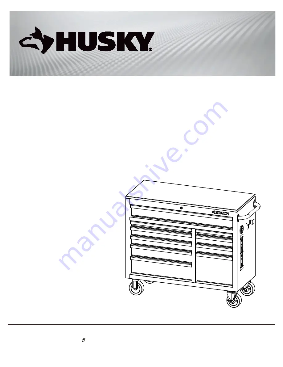 Husky H42MWC10R-TL Use And Care Manual Download Page 1