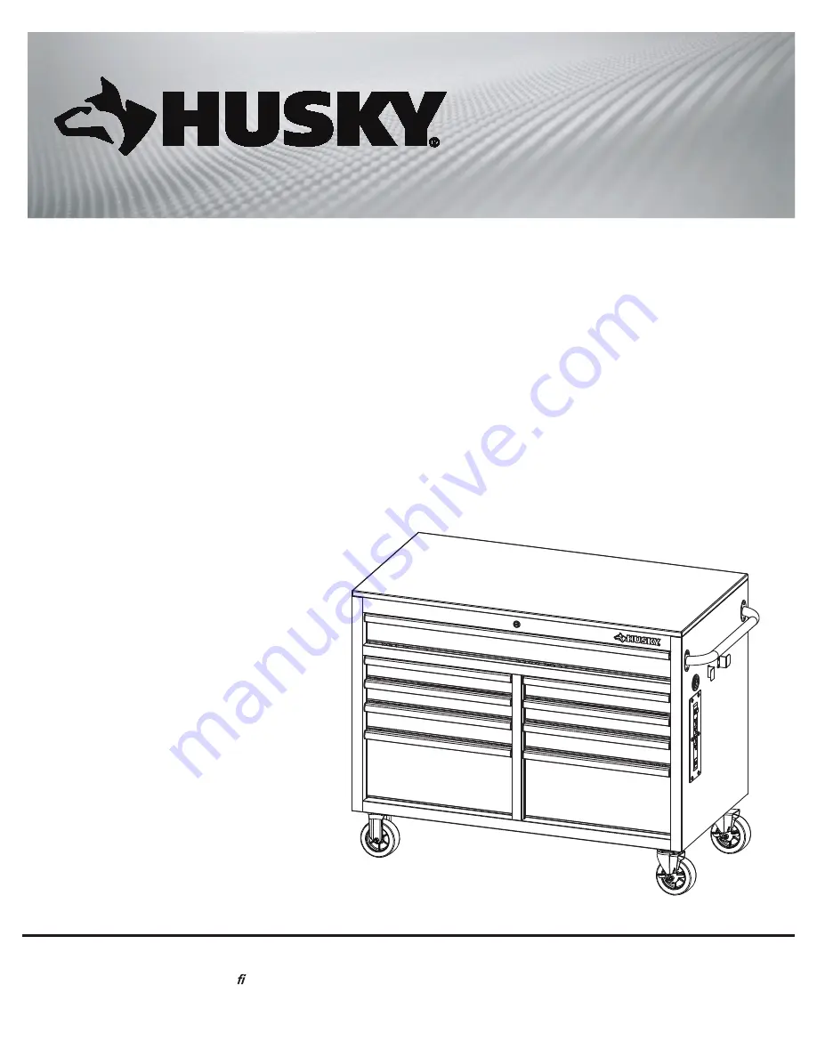 Husky H46MWC9BOXD Use And Care Manual Download Page 1