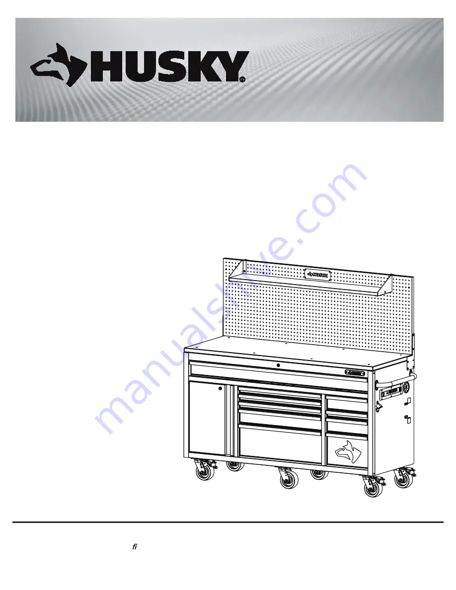 Husky H61MWC10PB Use And Care Manual Download Page 1