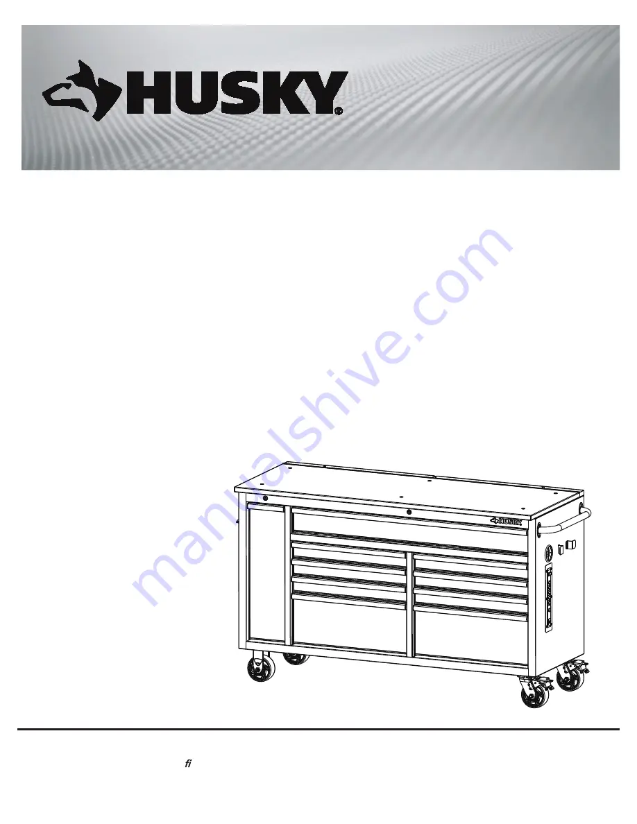 Husky H61MWC10SR Use And Care Manual Download Page 1