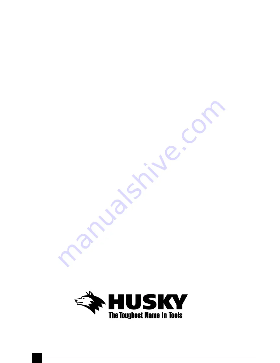 Husky HSK140HD Скачать руководство пользователя страница 8