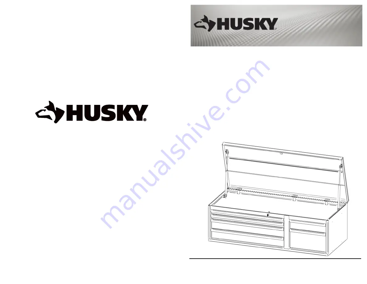 Husky VRT-5606BUHU Use And Care Manual Download Page 1