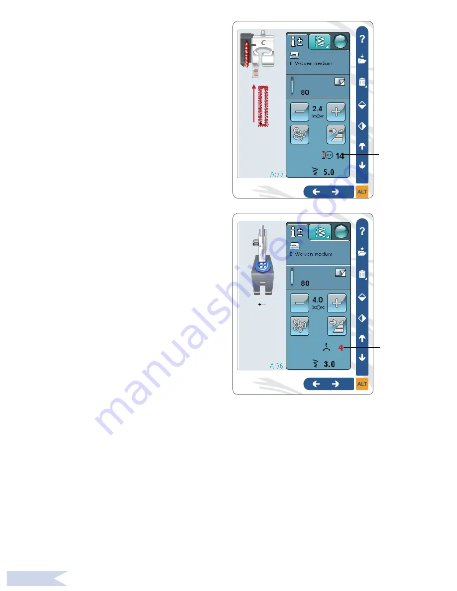 Husqvarna Viking SAPPHIRE 9650Q User Manual Download Page 44