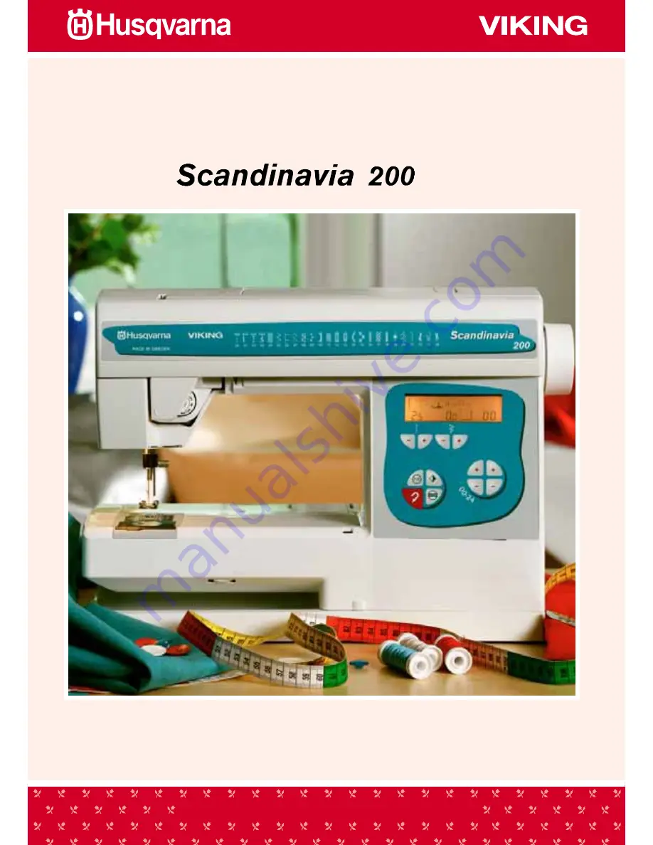 Husqvarna Viking Scandinavia 200 User Manual Download Page 1