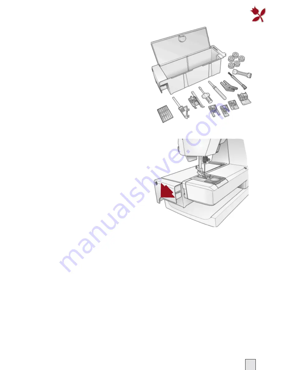 Husqvarna Viking Scandinavia 200 User Manual Download Page 7