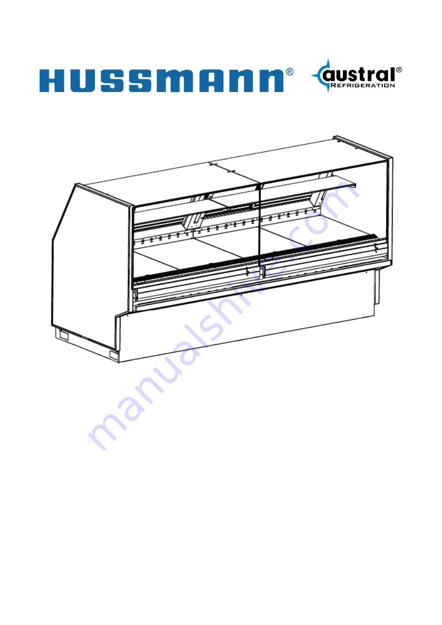 Hussmann austral DD DELI-1 Series Скачать руководство пользователя страница 1