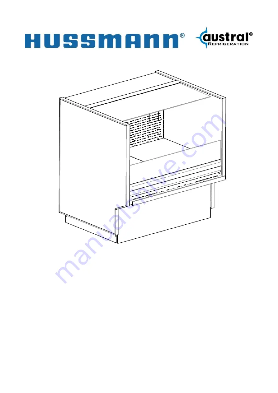 Hussmann austral DO13-1 Series Installation Manual Download Page 1