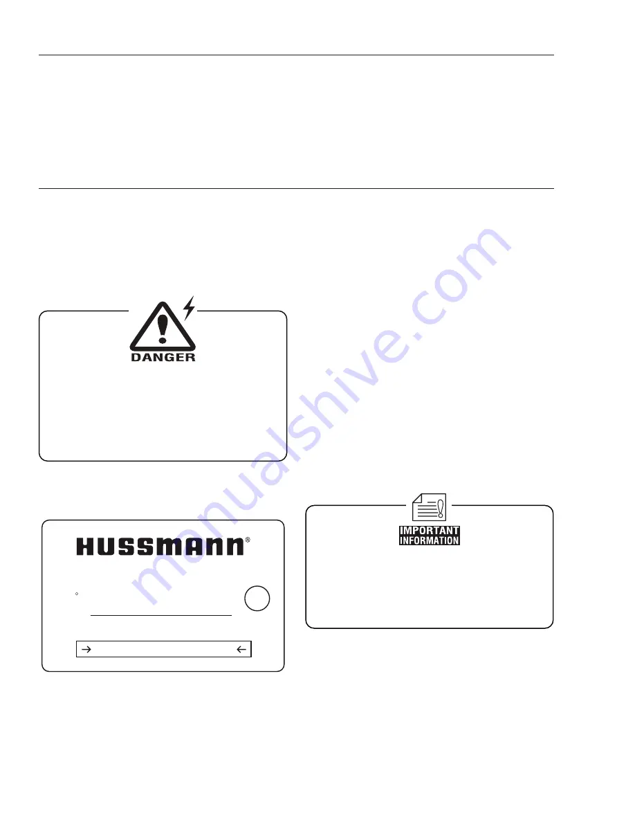 Hussmann ISLA IM-FH Installation & Operation Manual Download Page 20