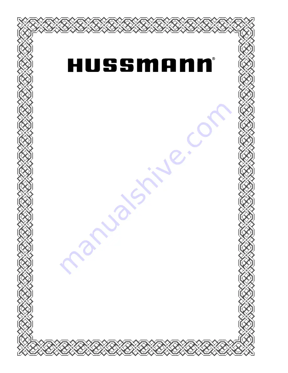 Hussmann Q2SSNM4SPA Installation & Operation Manual Download Page 28