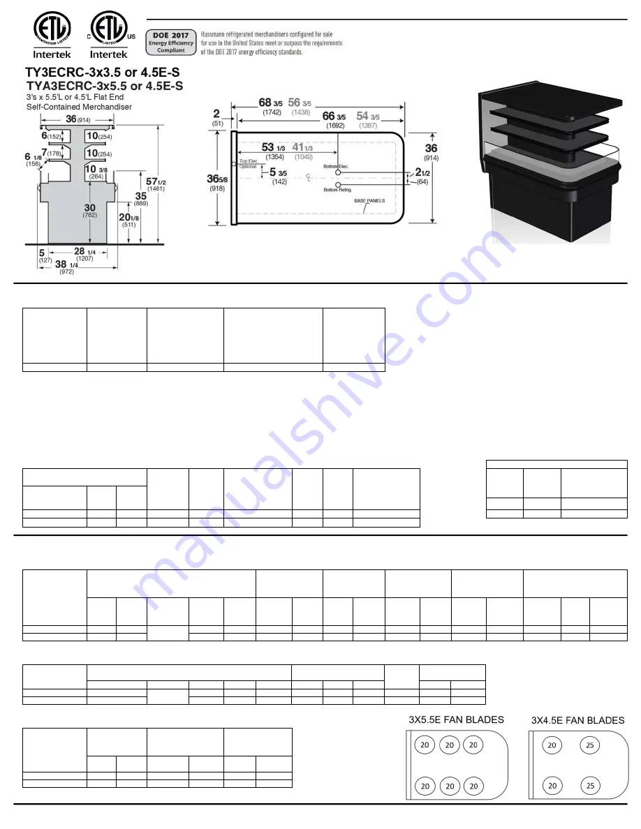 Hussmann TY3ECRC Installation & Operation Manual Download Page 9