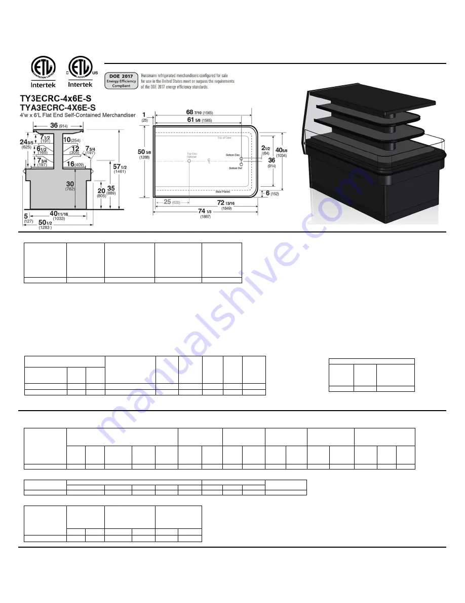 Hussmann TY3ECRC Installation & Operation Manual Download Page 10