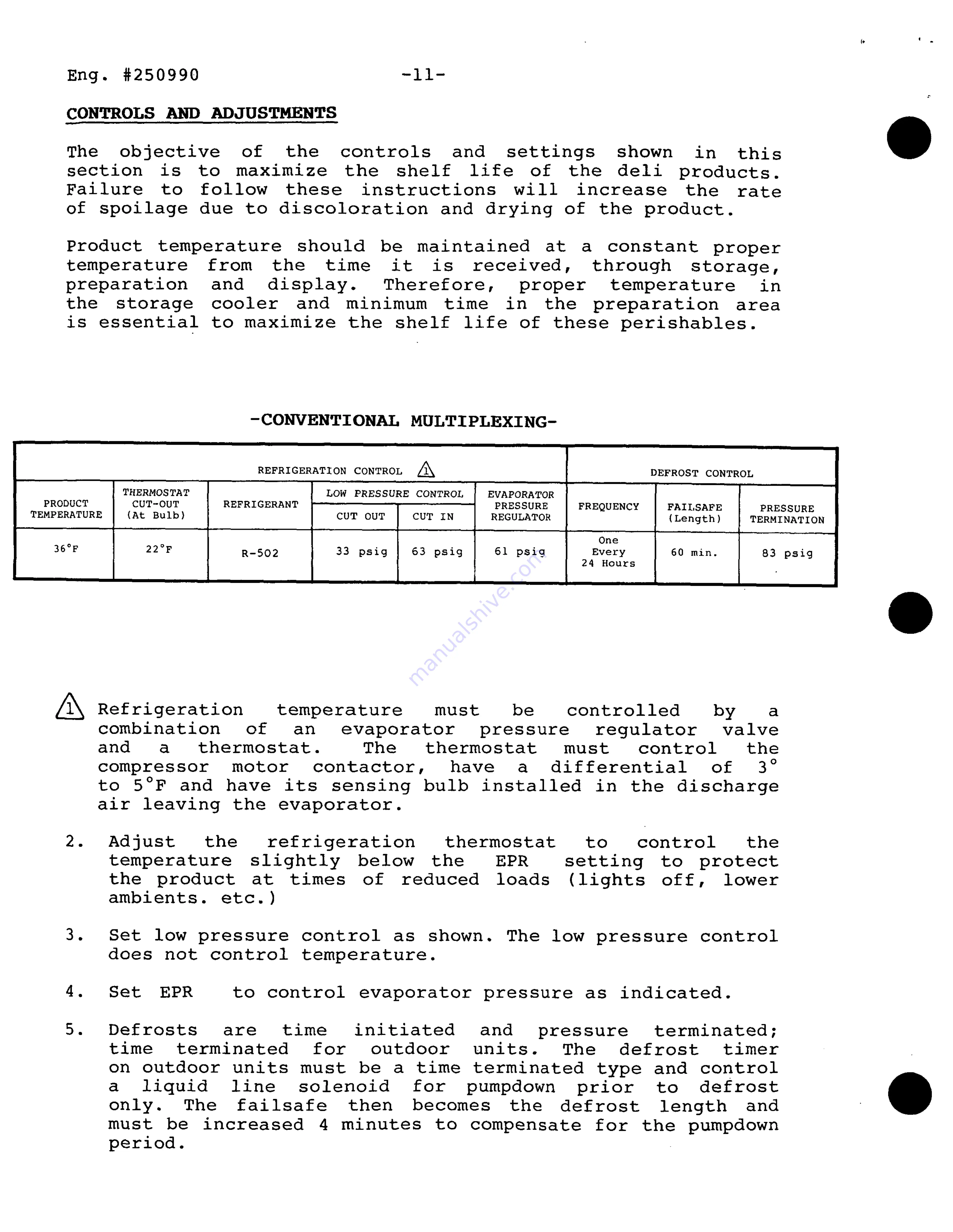 Hussmann VBK Install Manual Download Page 13