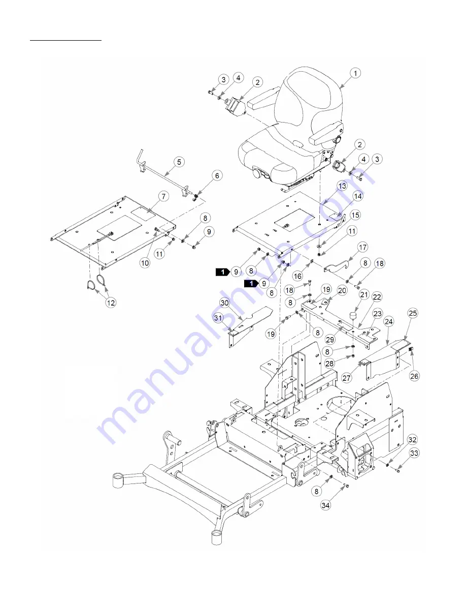 HUSTLER X-ONE 930503 Parts Manual Download Page 240