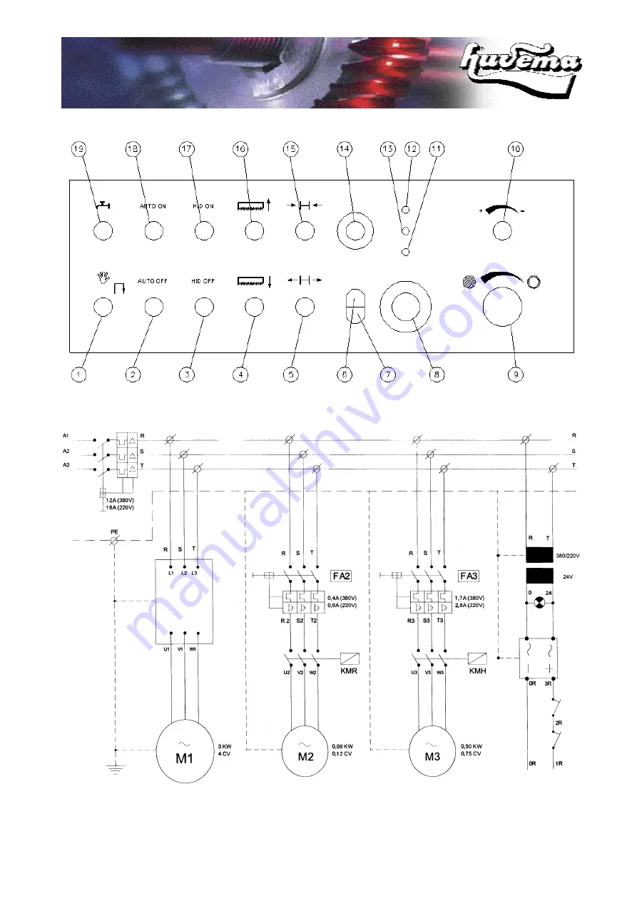 Huvema HU 440 DGH Operation Manual Download Page 3