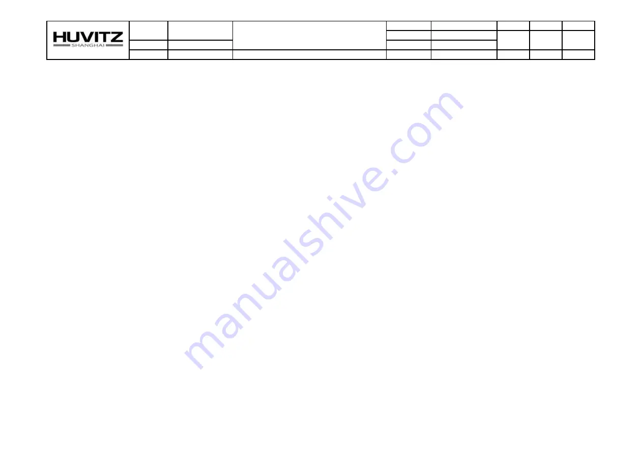 Huvitz CME-9000 Service Manual Download Page 2