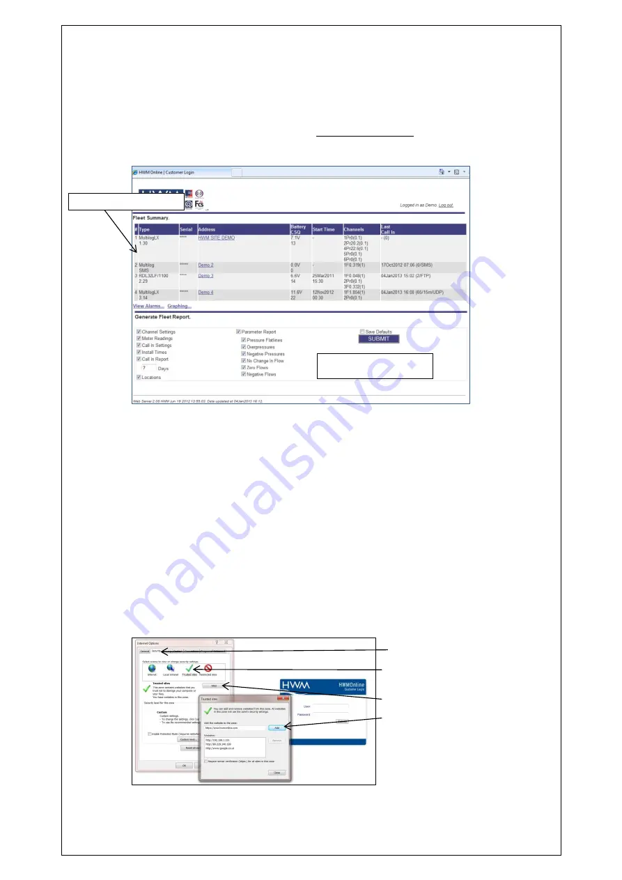 HWM Multilog LX 2 User Manual Download Page 44