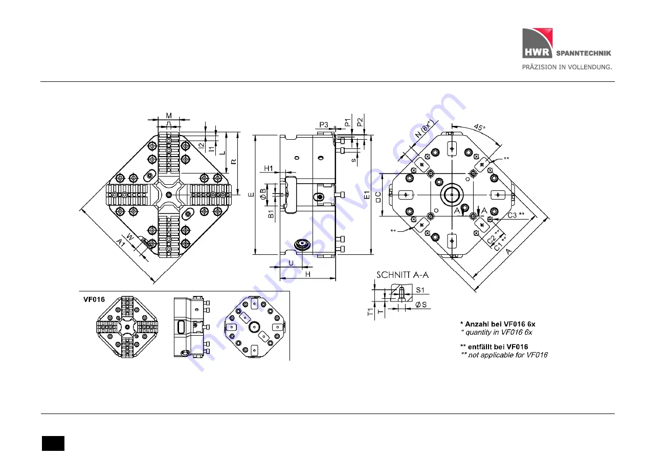 HWR InoFlex VF016 Operating Manual Download Page 46