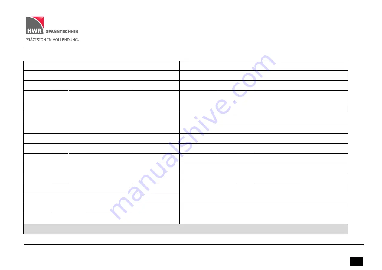 HWR InoFlex VF016 Operating Manual Download Page 47