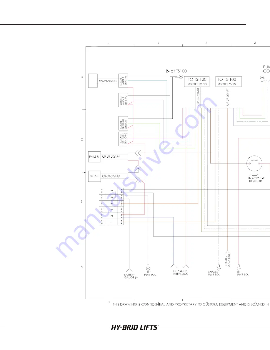 Hy-Brid Lifts HB-1230 Maintenance And Troubleshooting Manual Download Page 22