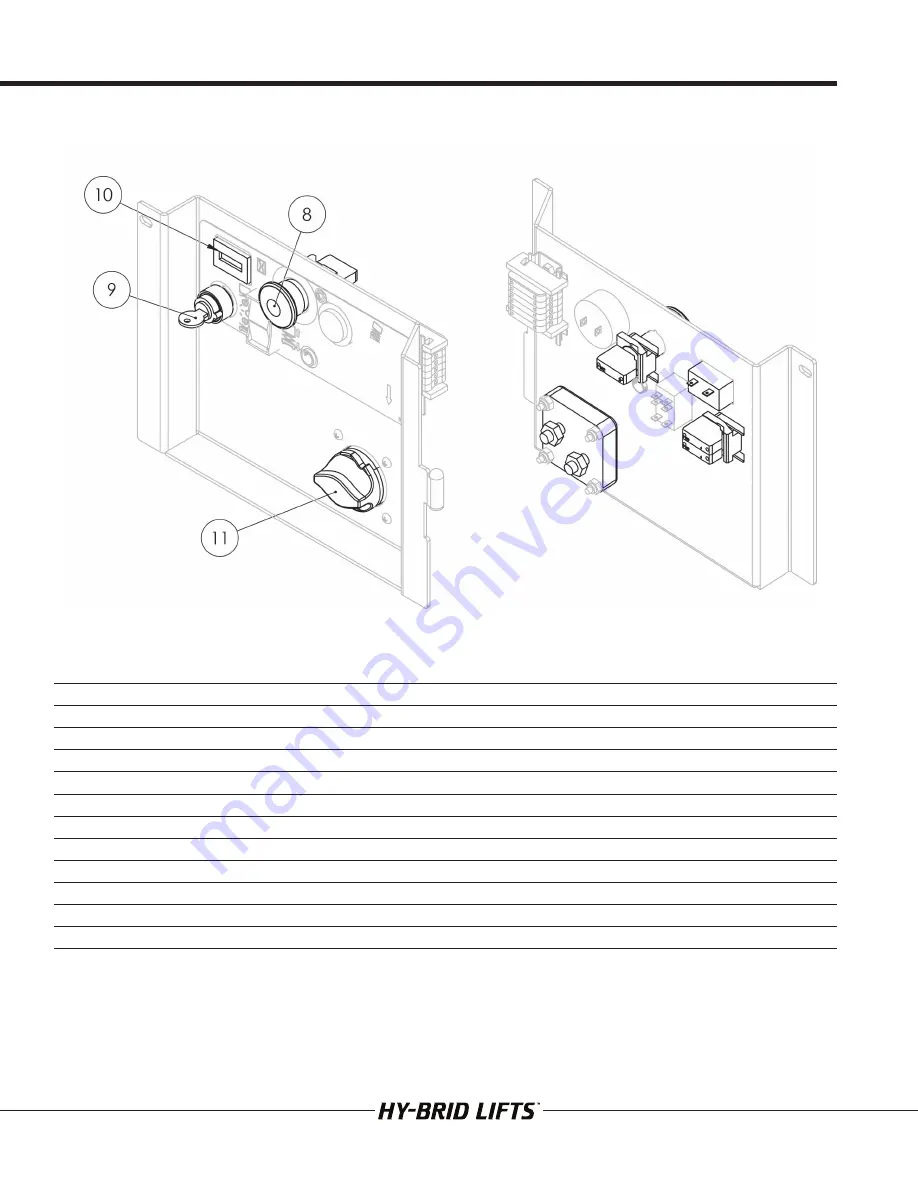 Hy-Brid Lifts HB-1230 Maintenance And Troubleshooting Manual Download Page 36