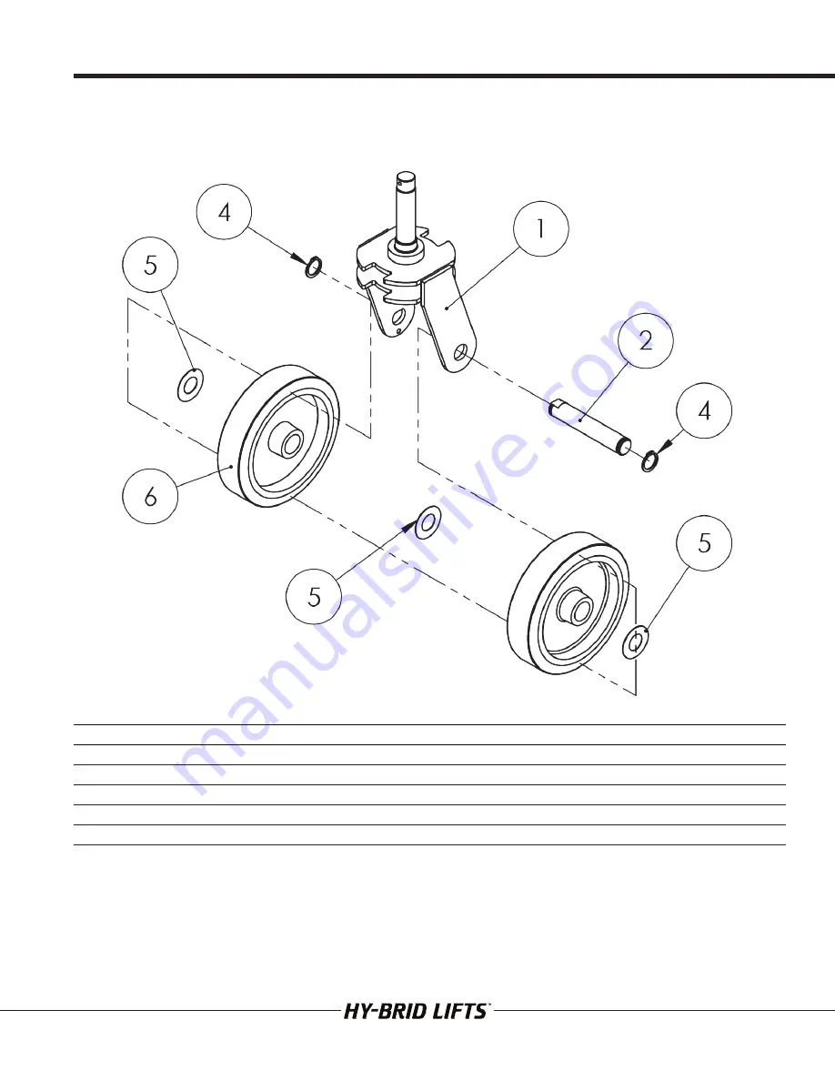 Hy-Brid Lifts HB-1230 Maintenance And Troubleshooting Manual Download Page 41